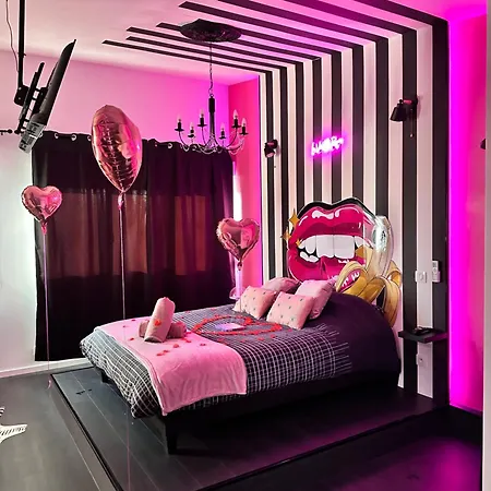 Apartmán Maison 60 M2 Loveroom Romantique Avec Jacuzzi Prive A 10 Min De Nancy Et Jardin Prive Messein