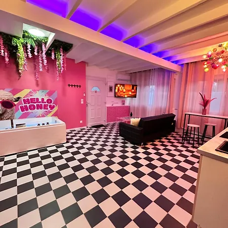 Διαμέρισμα Maison 60 M2 Loveroom Romantique Avec Jacuzzi Prive A 10 Min De Nancy Et Jardin Prive